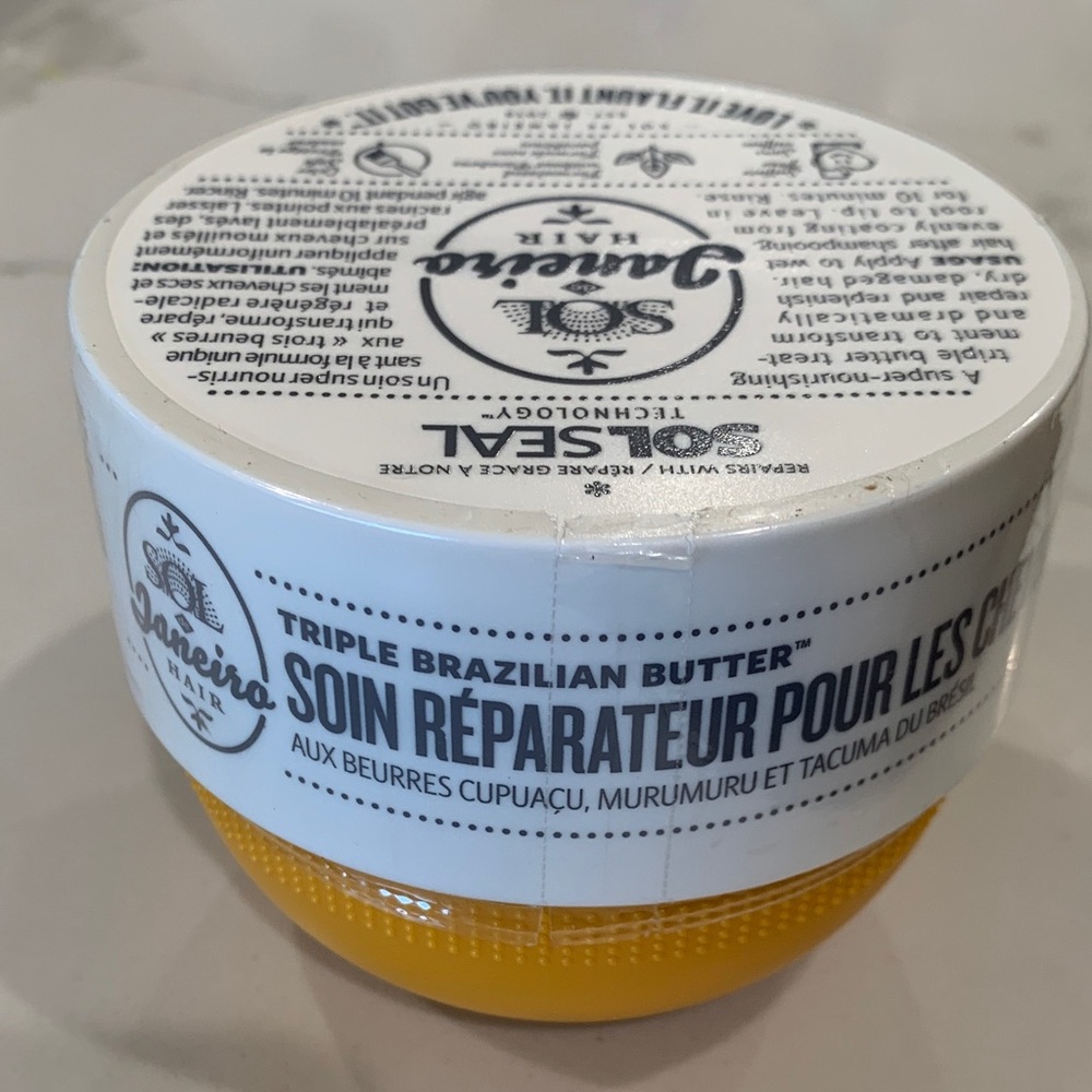 Sol de Janeiro Hair Repair Treatment in Bright Yellow Jar - Picture 4 of 4